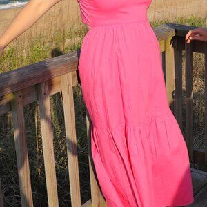 Hot Pink WAYF Tie-Back Dress Size S